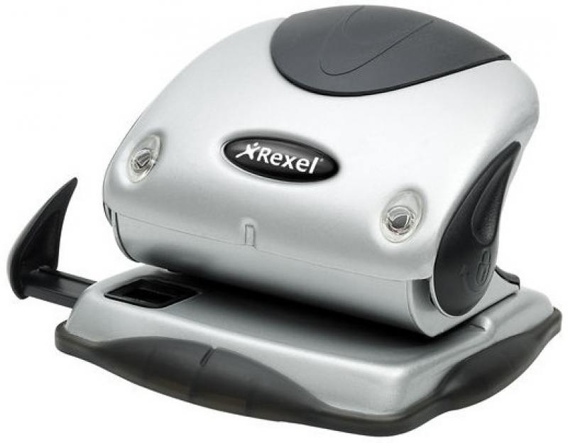 

Дырокол Rexel Precision 215 до 15 листов серебристо-черный 2100738