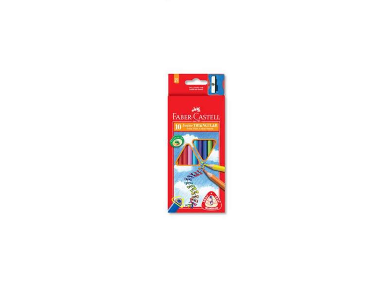 

Карандаши цветные Faber-Castell Junior Grip 10 цветов с точилкой 116510