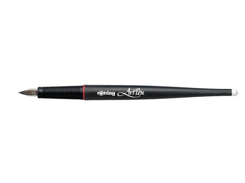 

Ручка перьевая для каллиграфии Rotring Art Pen перо 15мм EF нержавеющая сталь пластиковый корпус чер