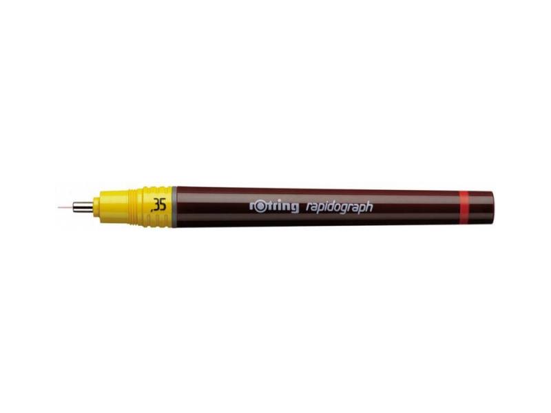 

Рапидограф Rotring 0.35мм съемный пишущий узел/заправка тушь сменный картридж 1903477