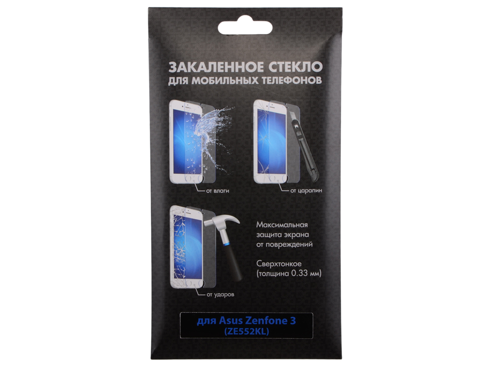

Закаленное стекло для Asus Zenfone 3 (ZE552KL) DF aSteel-26
