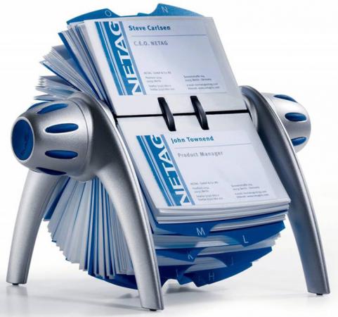 

Визитница Durable Visifix Flip на 400 карт серебристый 241723