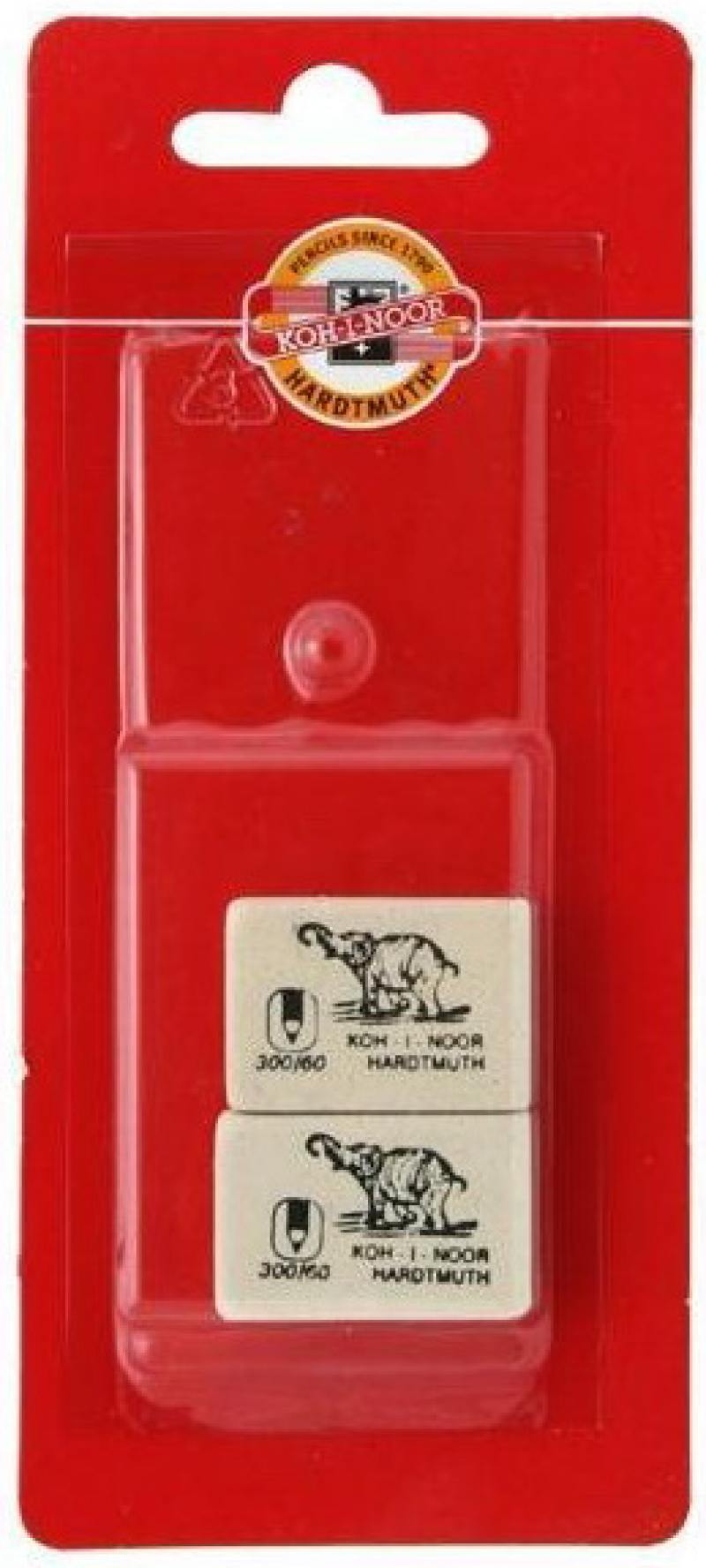

Набор ластиков ELEPHANT, 2 шт., в блистерной упаковке