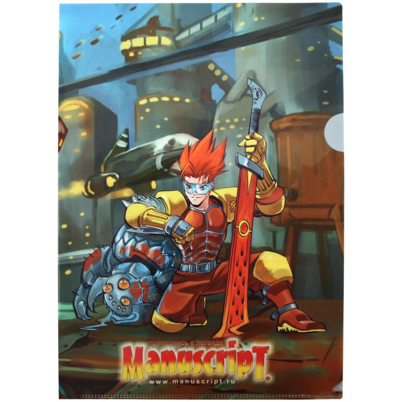 

Папка-уголок Action! Manuscript 0,2мм, А4, ассорти