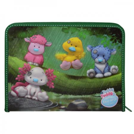

Папка для тетрадей на молнии ACTION! Teddy and Blue Nose Friends, ф.А5, печ по пласт,2 диз.