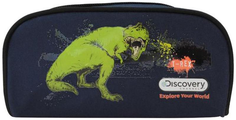 

Пенал DISCOVERY T-Rex, на 1 молнии, размер 20.5 X 6 X 9.5 см, без наполнени, тёмно-синий