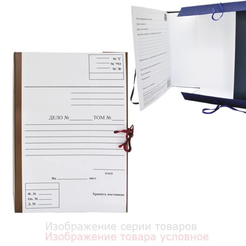 

Папка ДЕЛО на завязках SPONSOR, бумвинил, 120 мм