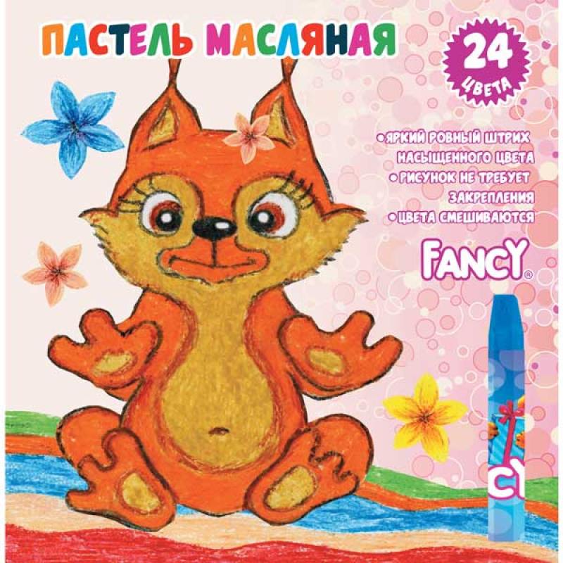 

Масляная пастель шестигранная Fancy, 11*75мм, Fancy, 24цв., картон