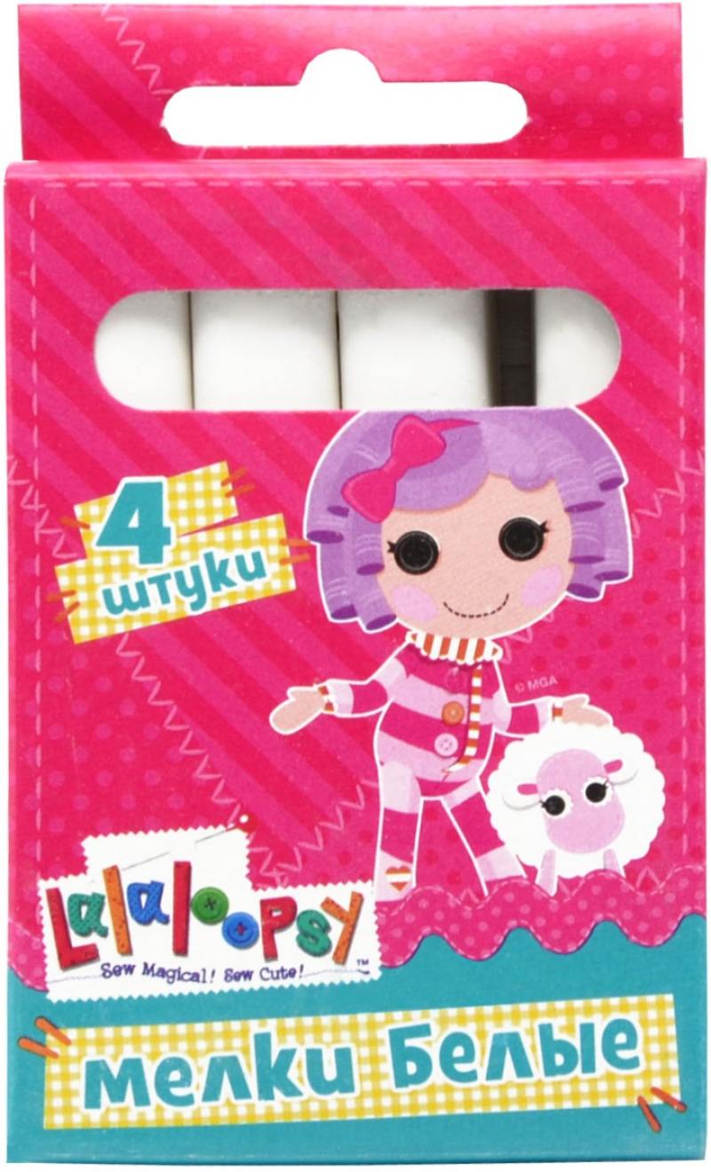 

Мелки школьные, белые, ACTION! LALALOOPSY 4 шт.