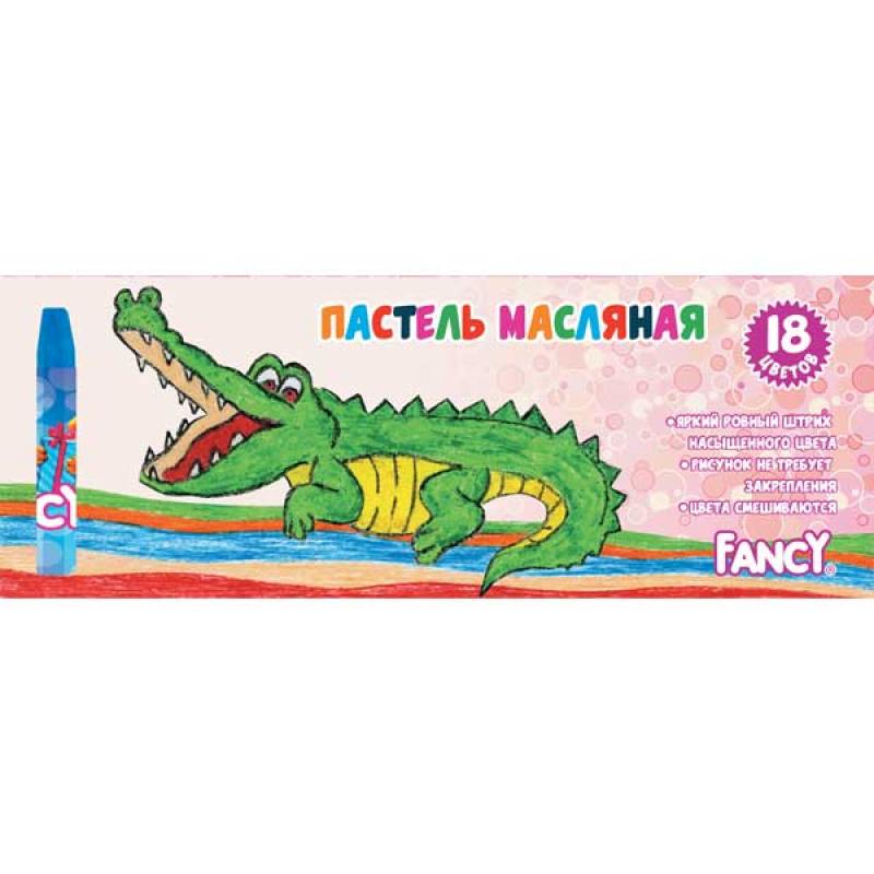 

Масляная пастель шестигранная Fancy, 11*75мм, Fancy, 18цв., картон