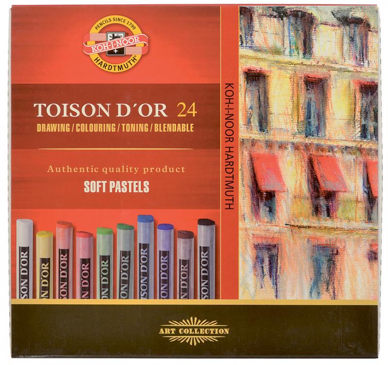 

Мелки акварельные TOISON D'OR, 24 цв.