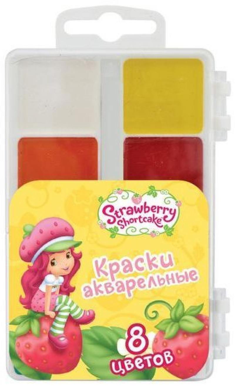 

Акварель медовая ACTION! STRAWBERRY SHORTCAKE, 8цв., пл. коробка, европодвес, без кисти