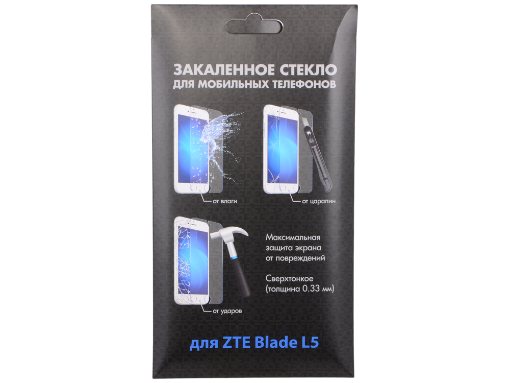 

Закаленное стекло для ZTE Blade L5 DF zSteel-17