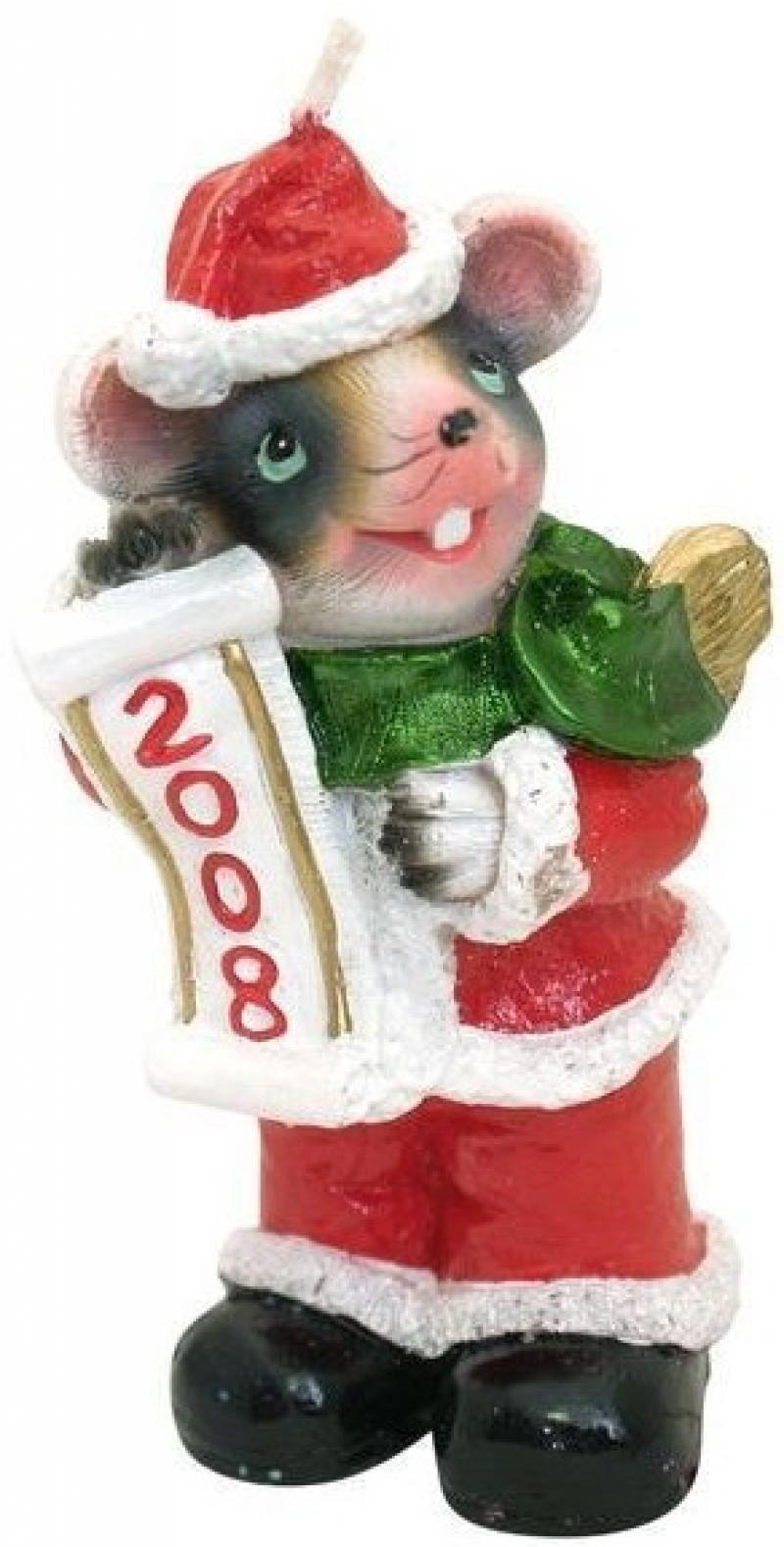 

Свеча МЫШЬ новогодняя 2008, 11 см, 1 в.