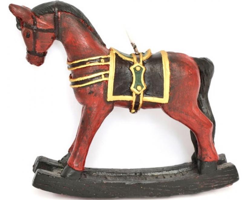 

Свеча ЛОШАДКА КРАСНАЯ, 12,7*4,7*10,3 см, парафин