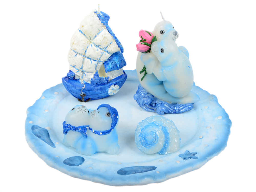 

Свеча Winter Wings N10145 1 шт 16х16х8.8 см в ассортименте