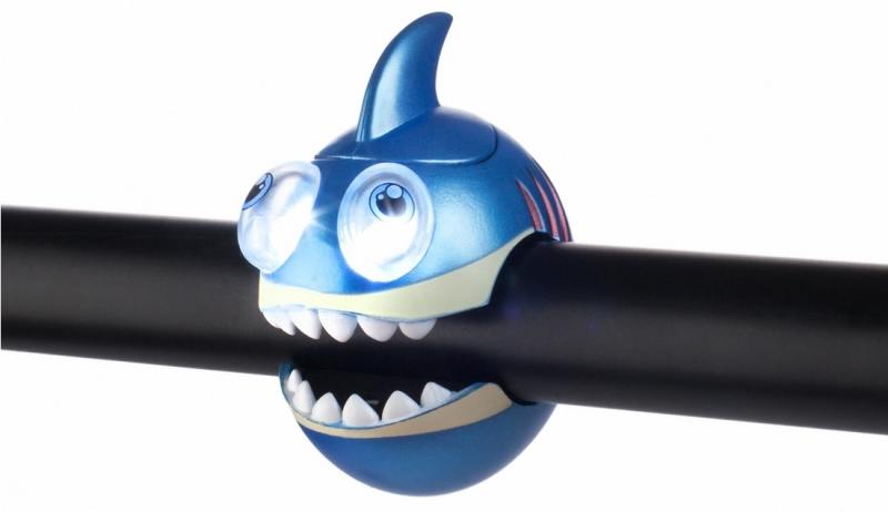 

Фонарик Crazy Stuff SHARK light с брелком голубой 320240