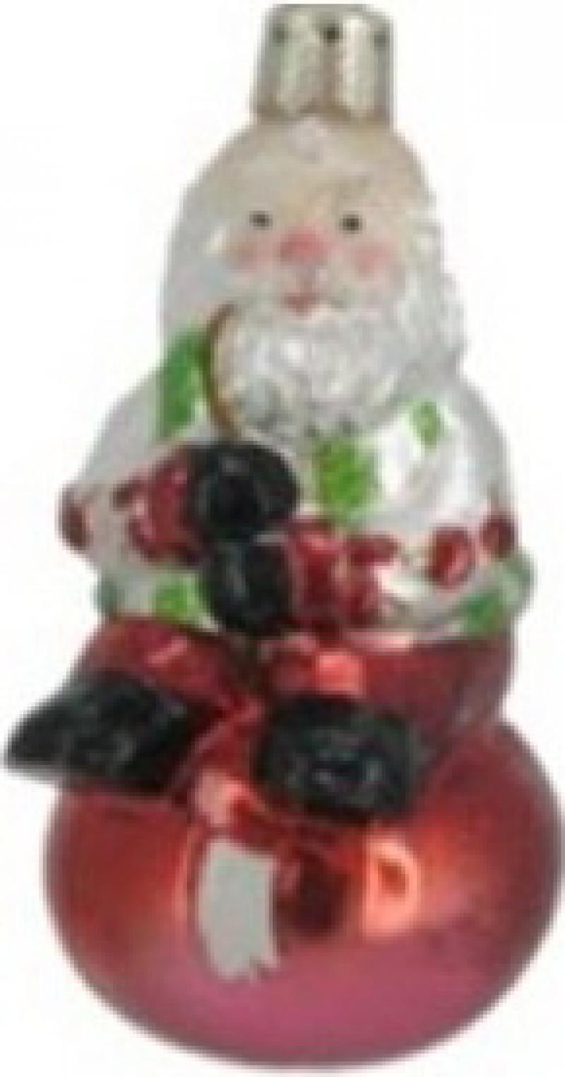 

СТАРИЧОК НА ШАРЕ, стеклянный, 1 шт., 9 см
