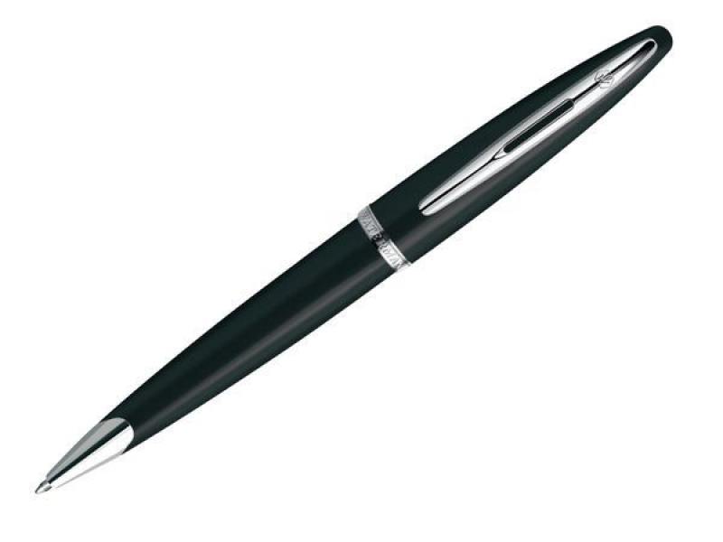 

Шариковая ручка поворотная Waterman CARENE Charcoal Grey ST синий серебристые детали, M, WAT-S070052