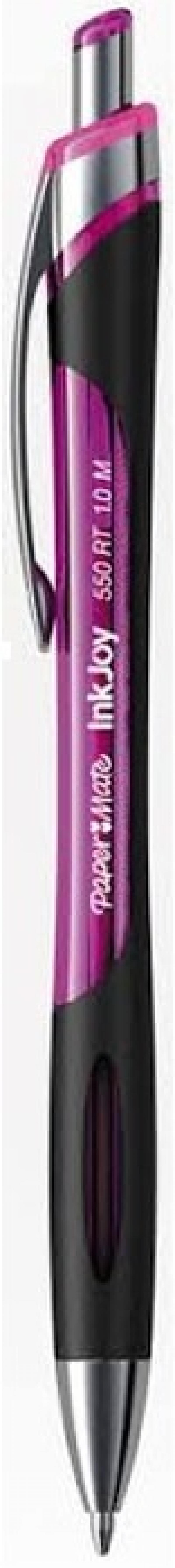 

Шариковая ручка автоматическая Paper Mate InkJoy 550 розовый 0.4 мм PM-S0977240 PM-S0977240