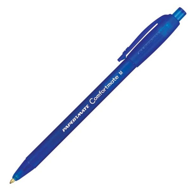 

Шариковая ручка автоматическая Paper Mate COMFORTMATE FRESH синий 1 мм PM-S0512281