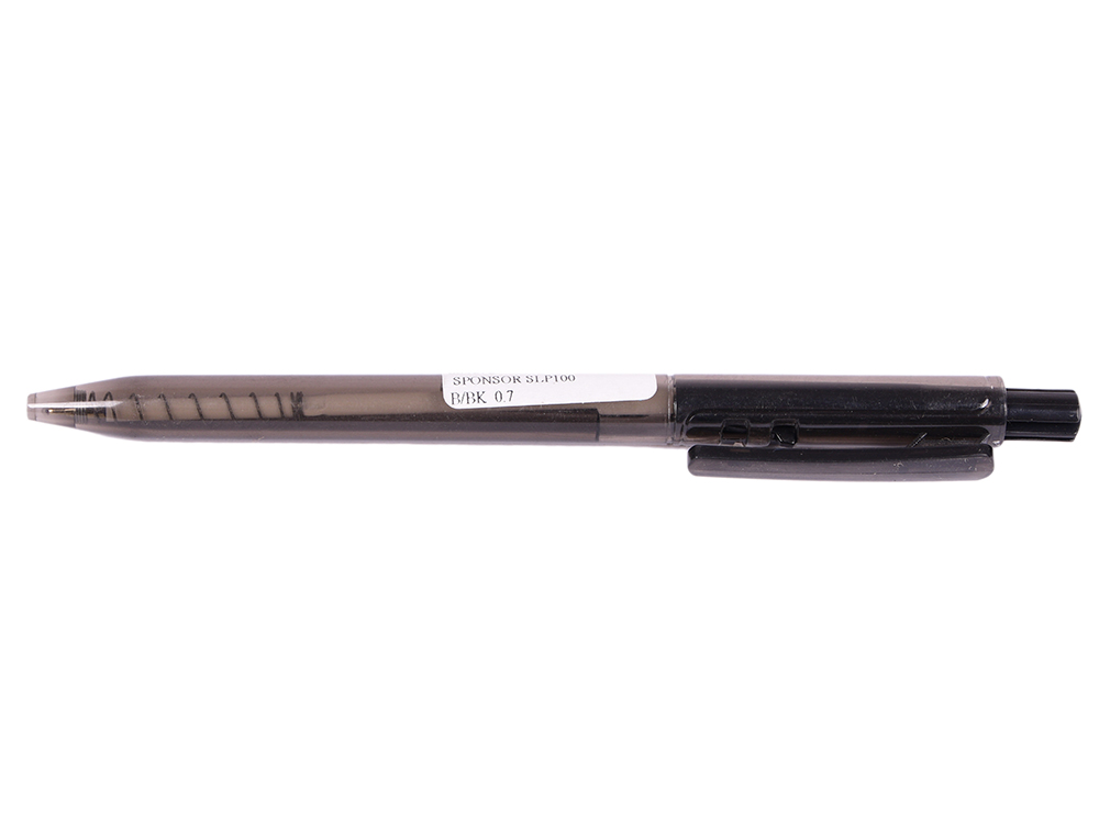 Шариковая ручка автоматическая SPONSOR SLP100B/BK синий 0.7 мм SLP100B/BK