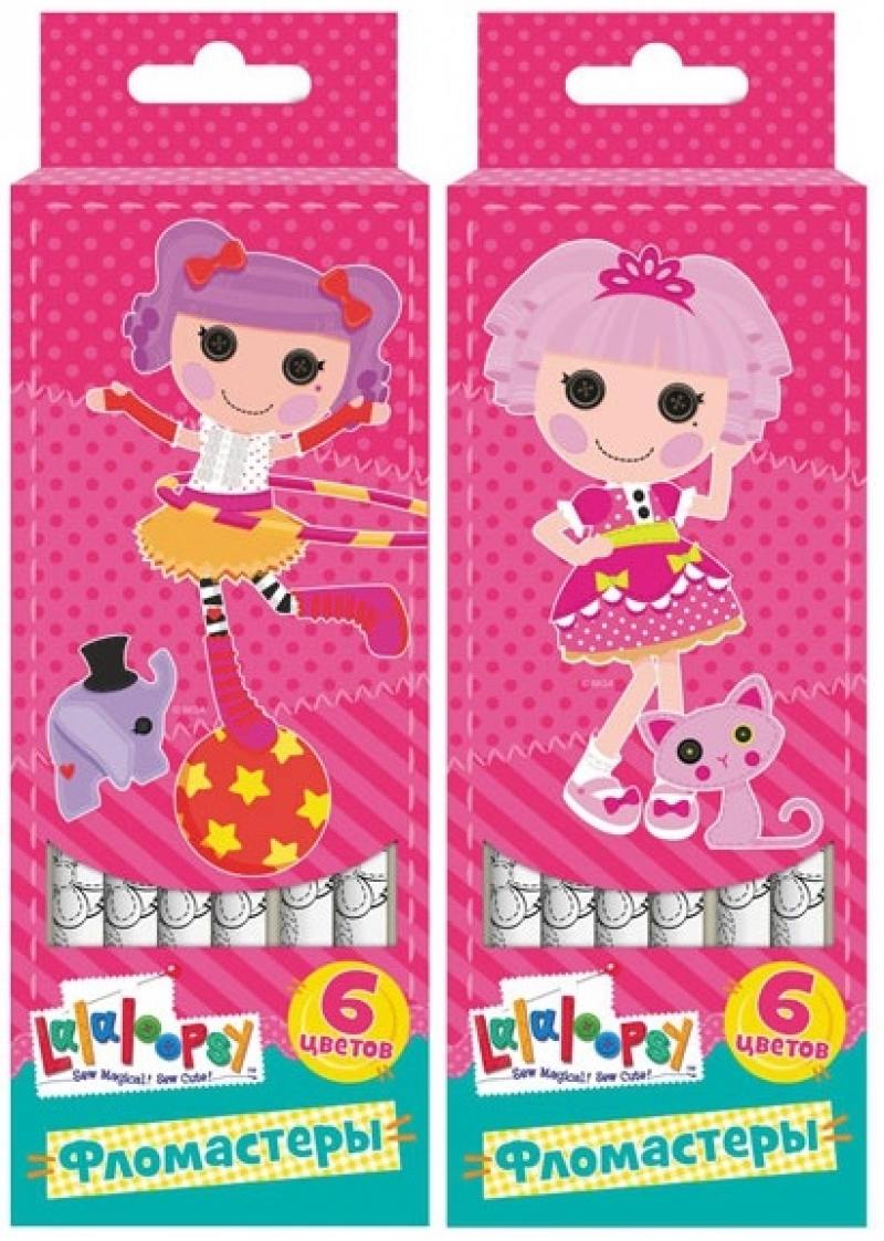 

Набор фломастеров Action! Lalaloopsy 6 шт разноцветный LL-AWP205-6 в ассортименте LL-AWP205-6