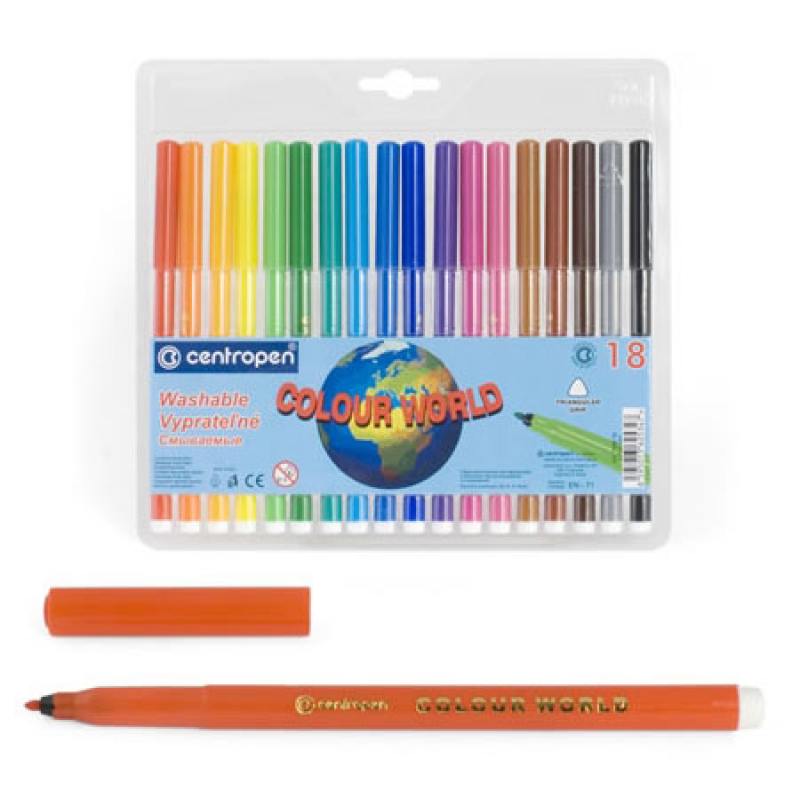 

Набор фломастеров Centropen COLOUR WORLD 30 шт разноцветный 7550/30 TP 7550/30 TP