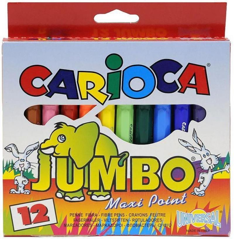 

Набор фломастеров Universal CARIOCA JUMBO 12 шт разноцветный 40569/12 40569/12