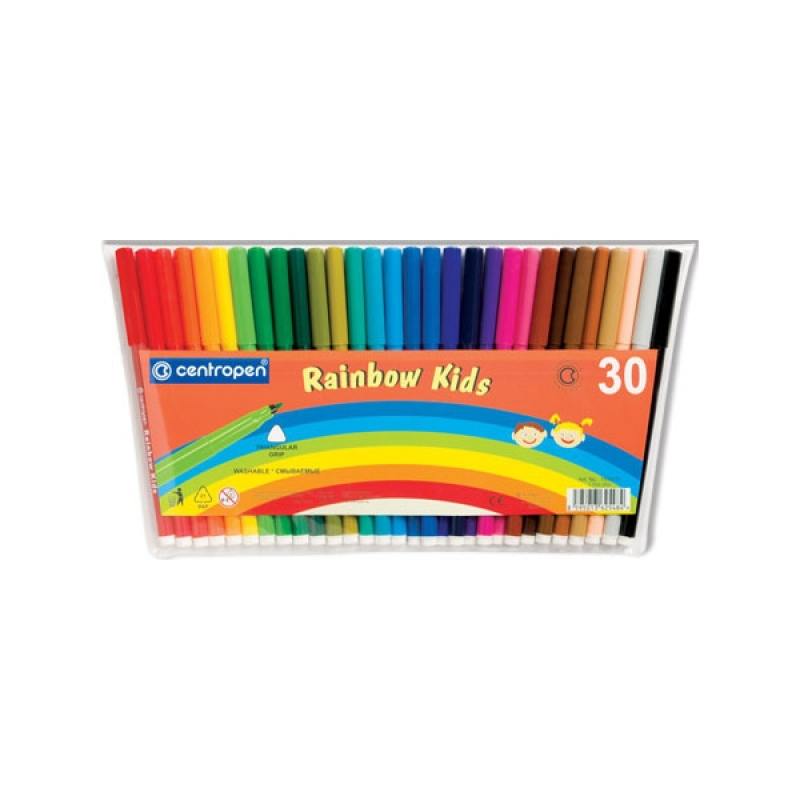 

Набор фломастеров Centropen RAINBOW KIDS 30 шт разноцветный 7550/30 7550/30