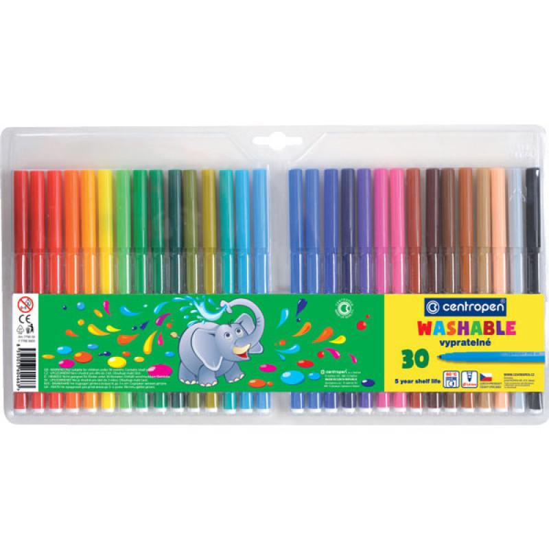 

Набор фломастеров Centropen 7790/30 TP 30 шт разноцветный 7790/30 TP