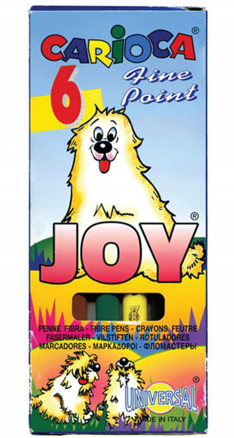

Набор фломастеров Universal CARIOCA JOY 1 мм 6 шт разноцветный 40613/6 40613/6