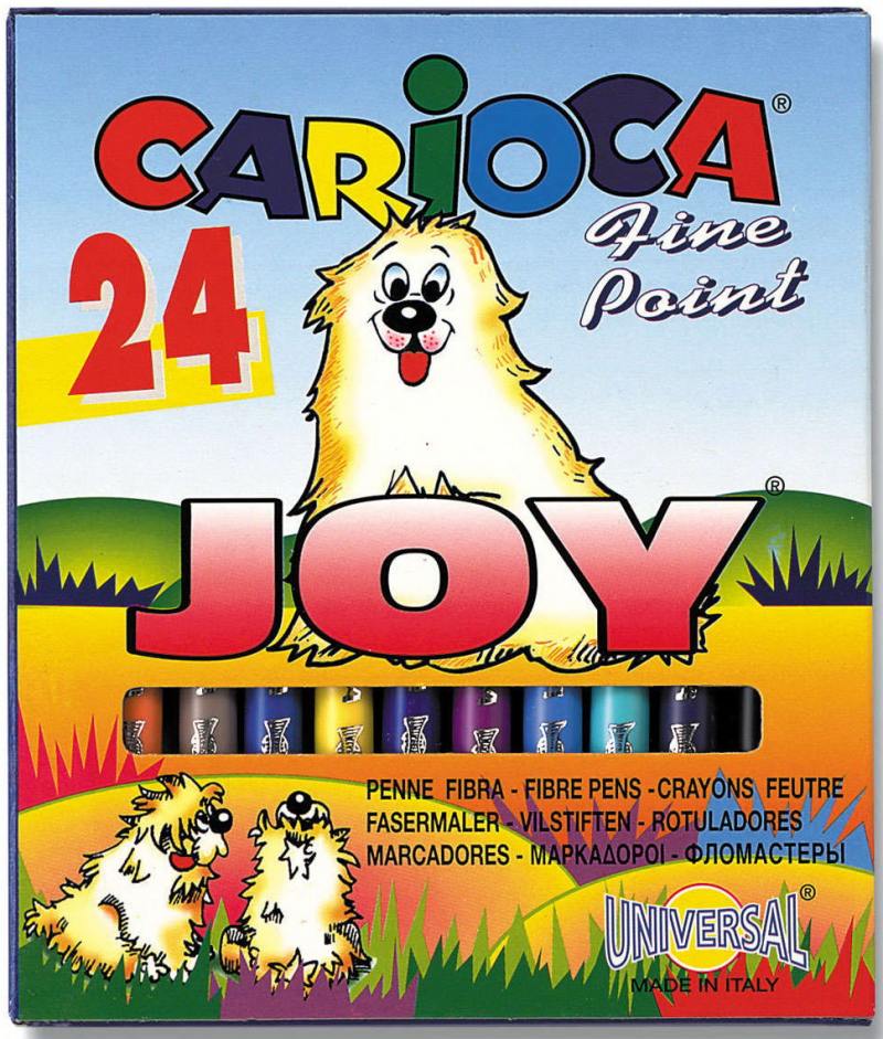 

Набор фломастеров Universal CARIOCA JOY 2 мм 24 шт разноцветный 40615/24 40615/24