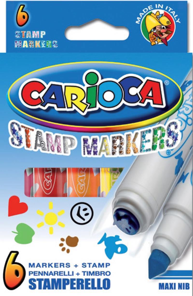 

Набор маркеров Universal CARIOCA STAMP MARKERS 6 шт разноцветный 42279/6 42279/6