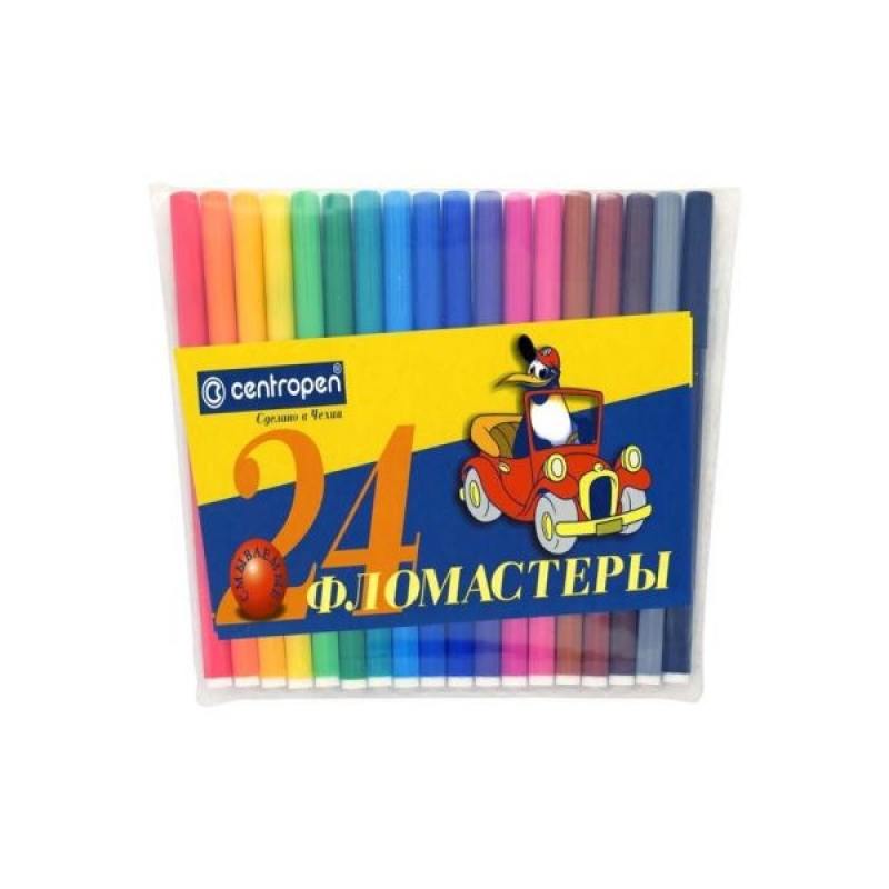 

Набор фломастеров Centropen ПИНГВИНЫ 24 шт разноцветный 7790/24-86 7790/24-86