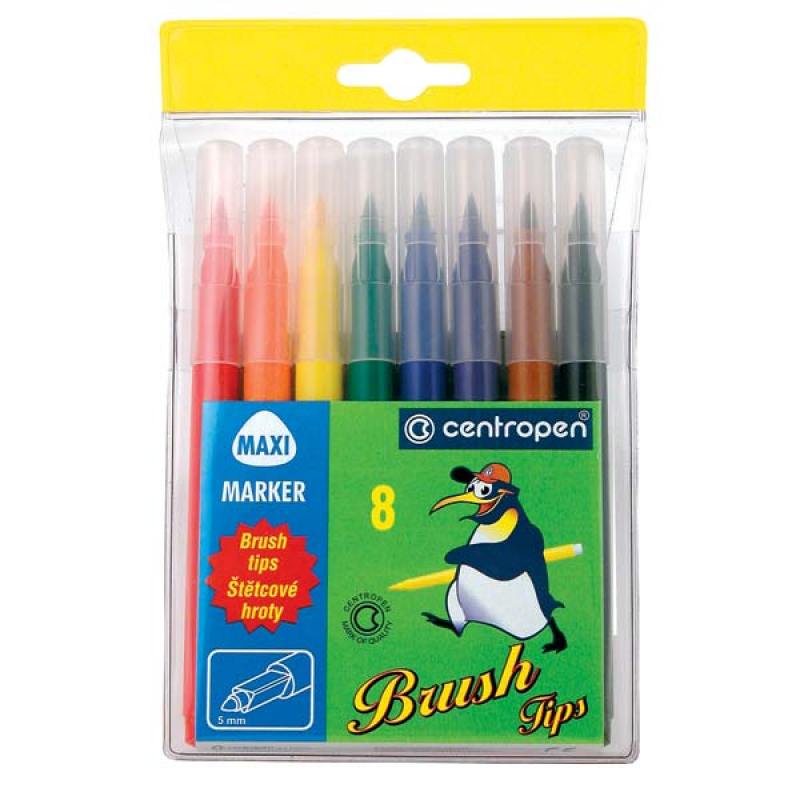 

Набор фломастеров BRUSH, 8 цв., с европодвесом
