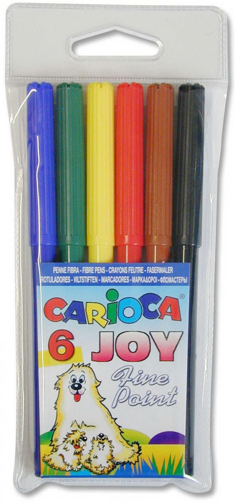 

Набор фломастеров Universal CARIOCA JOY 2 мм 6 шт разноцветный 40549/6 40549/6