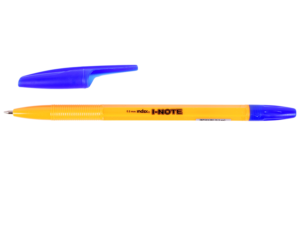 

Шариковая ручка Index I-NOTE синий 0.5 мм IBP313/BU