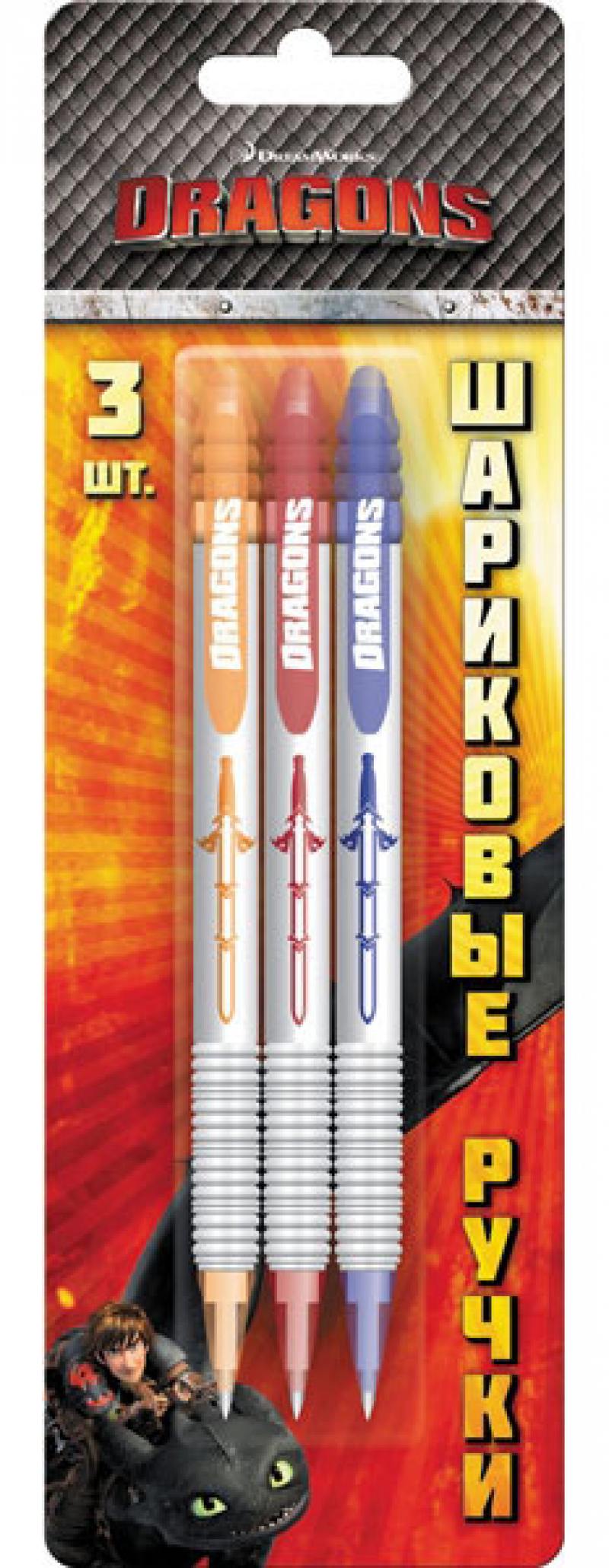 

Набор шариковых ручек Action! Dragons 3 шт DR-ABP153/3 DR-ABP153/3