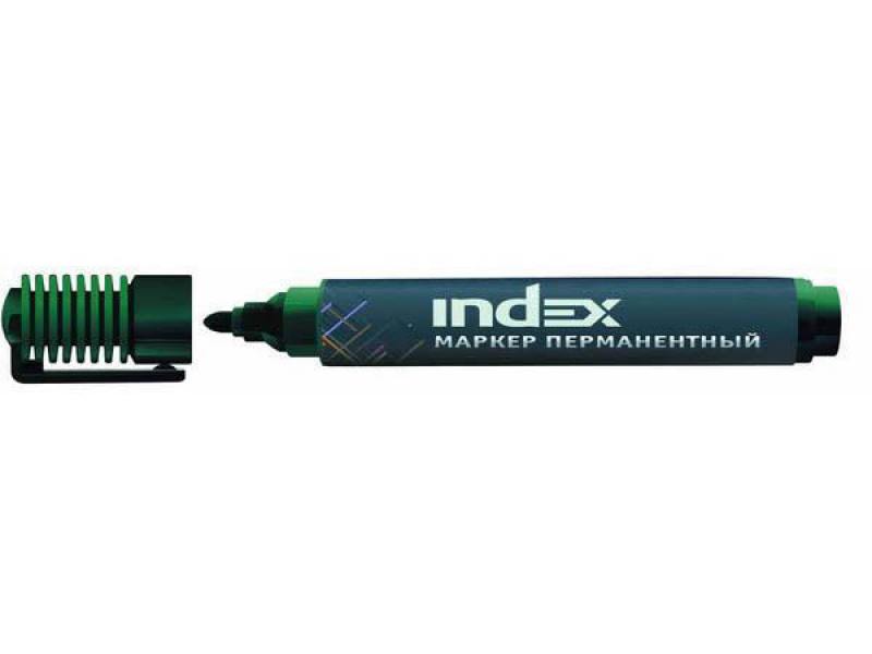 

Маркер перманентный Index IMP555/GN 1 мм зеленый IMP555/GN
