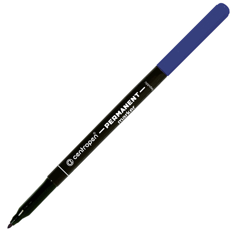 

Маркер перманентный Centropen 2536/1C синий 2536/1C