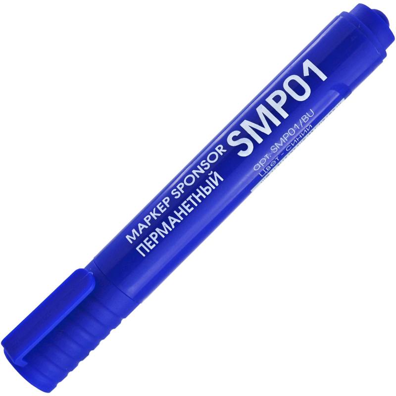 

Маркер перманентный SPONSOR SMP01/BU 2 мм синий SMP01/BU