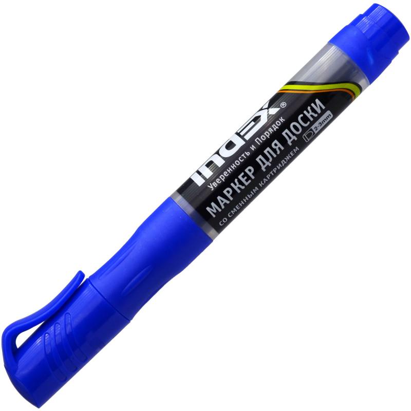 

Маркер для доски Index IMWR100/BU 3 мм синий сменные чернила IMWR100/BU