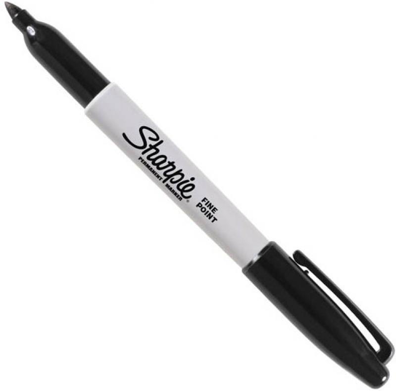 

Маркер перманентный Paper Mate SHARPIE FINE 1 мм черный PM-S0810980 PM-S0810980