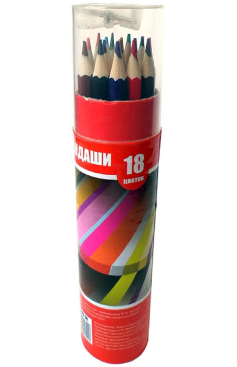 

Набор цветных карандашей Action! ACP103-18 18 шт ACP103-18