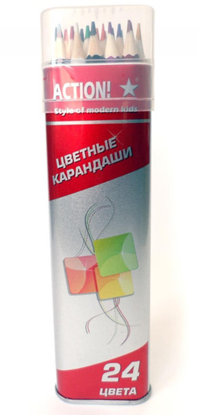 

Набор цветных карандашей Action! ACP303-24 24 шт ACP303-24
