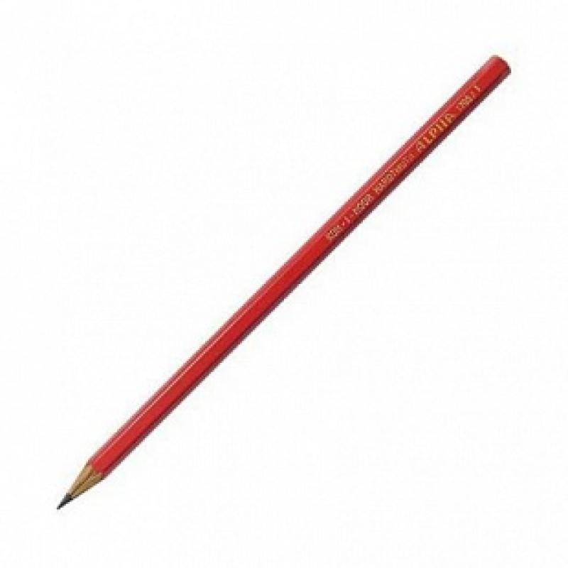 

Карандаш чернографитный Koh-i-Noor Alpha 1703/01 красный лакированный корпус 1703/01