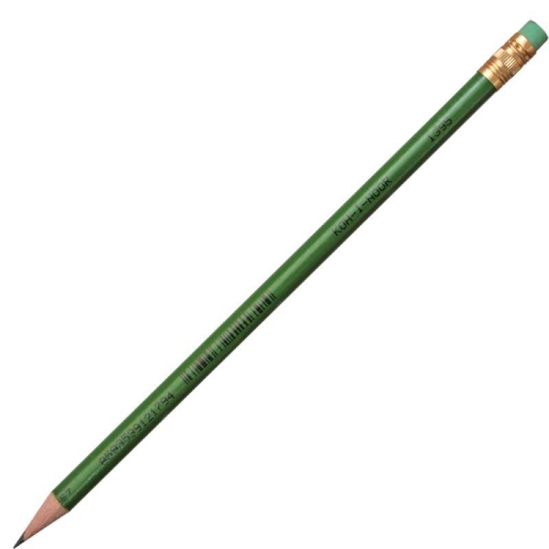 

Карандаш чернографитный Koh-i-Noor 1395 лакированный корпус с ластиком 1395