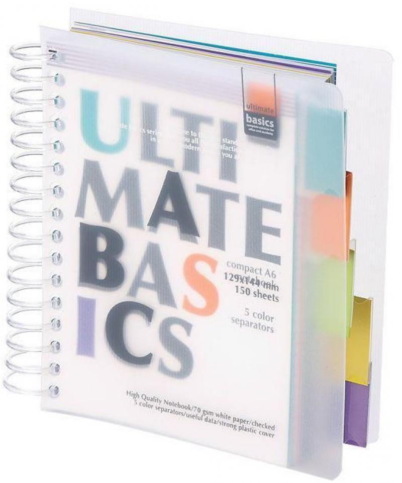 

Блокнот Альт Ultimate Basics A6 150 листов 3-150-377 в ассортименте 3-150-377