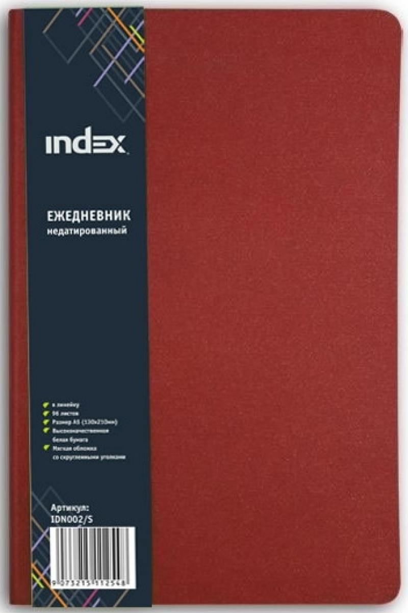 

Ежедневник недатированный Index IDN002/S — искусственная кожа